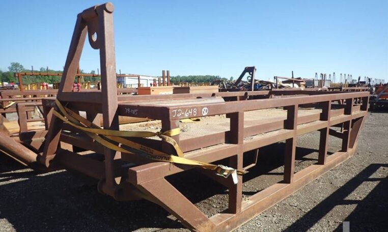 USED 19x8 foot Skid Basket Sled #9060